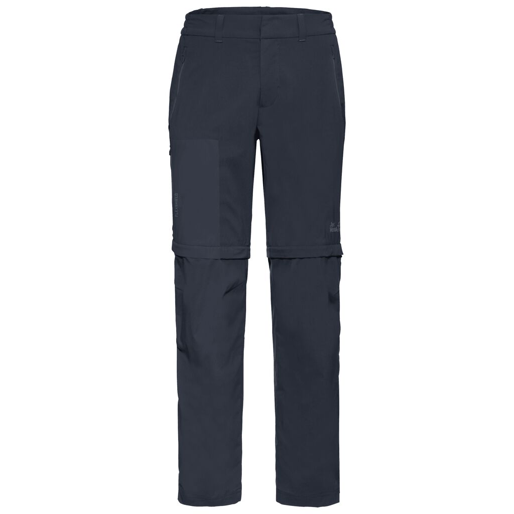 Jack Wolfskin OVERLAND Zippé AWAY Pantalons Homme Bleu - NZUYOTI-07